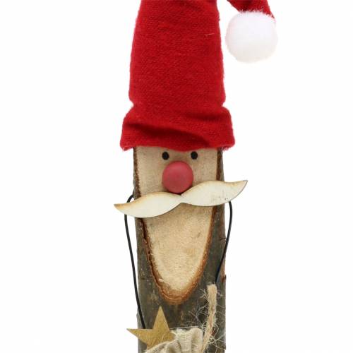 Floristik24 Deco Santa Claus medis 21cm 2vnt