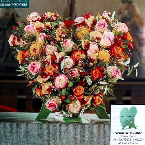 daiktų OASIS® Bioline® Deco ir titano širdelė 45cm