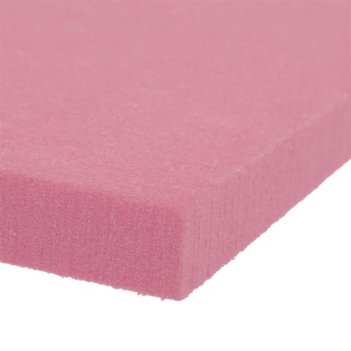Floristik24 Gėlių putplasčio dizainerio plokštės įkišamos, senos rožinės spalvos 34,5 cm × 34,5 cm 3 vnt.
