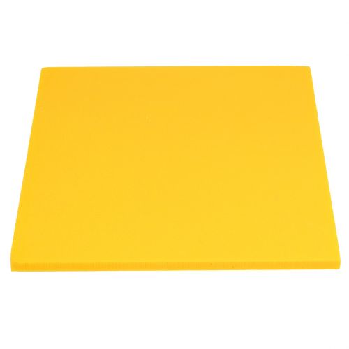 Gėlių putplasčio dizainerio plokštės įkišamos geltonos spalvos 34,5 cm × 34,5 cm 3 vnt.