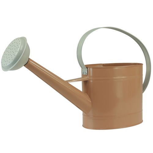 daiktų Dekoratyvinė laistytuvas šviesiai rudas metalinis augalinis vazonas 52,5×15×30cm