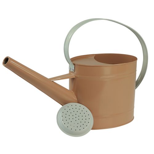daiktų Dekoratyvinė laistytuvas šviesiai rudas metalinis augalinis vazonas 52,5×15×30cm