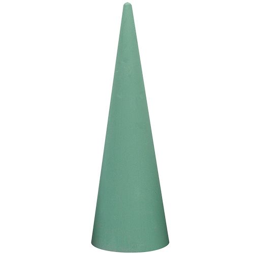 Floristik24 Floral Foam Cone Green H60cm Ø18cm 1vnt