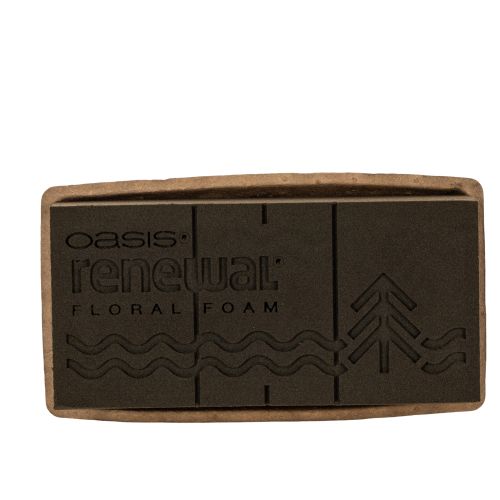 Gėlių putos 1/1 plyta OASIS® Renewal® Gėlių putos Biolit® 24 cm 2 vnt.