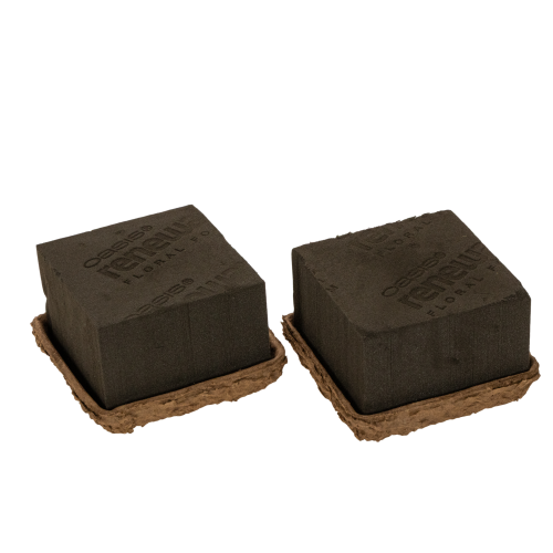 Gėlių putos 1/2 plytos OASIS® Renewal® Gėlių putos Biolit® 12 cm 2S | Floristik24.lt