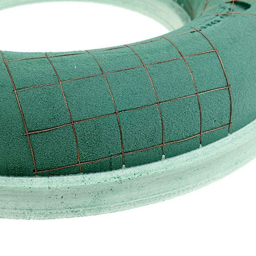 daiktų Gėlių putplasčio žiedas žalias vainikas plug-in masė Ø42cm 2 vnt