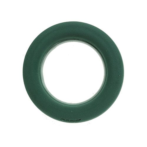 daiktų Gėlių putplasčio žiedas žalias Ø25cm 4vnt vainikų kompozicija