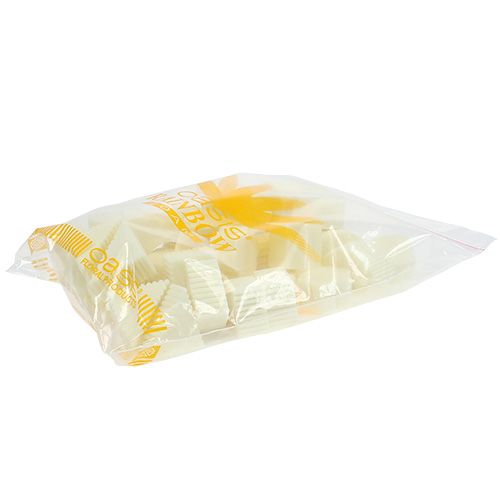 Floristik24 Gėlių putplasčio kanapės baltos 4cm-7cm 45psl