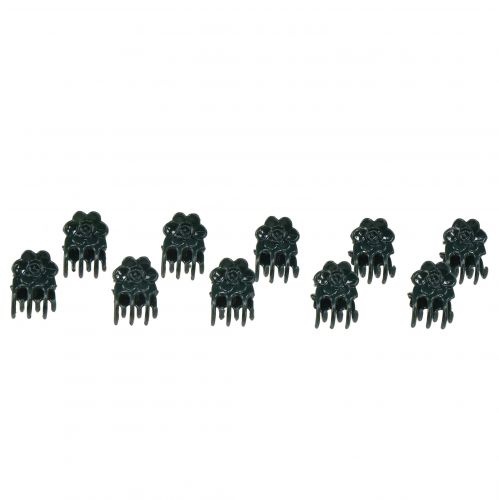 Orchid Clips Plastic Green Pakuotėje 10 vnt