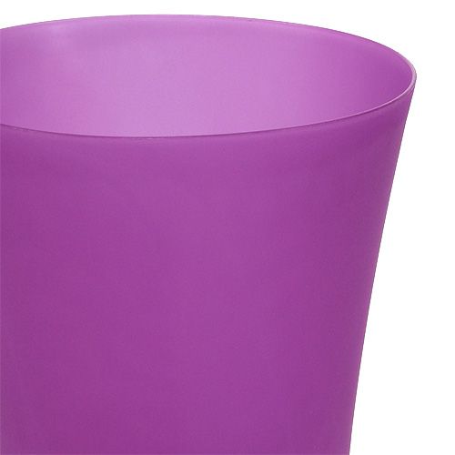 Floristik24 Orchidėjų vazonas plastikinis violetinis Ø12,5cm H14cm