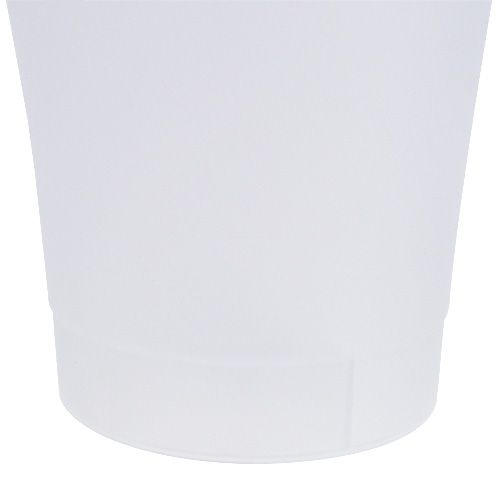 Floristik24 Orchidėjų vazonas plastikinis baltas Ø12,5cm H14cm, 1vnt