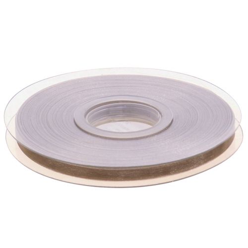 daiktų Organzos juostelė dovanų juostelė smėlio spalvos juostelė austi kraštas taupe 6mm 50m