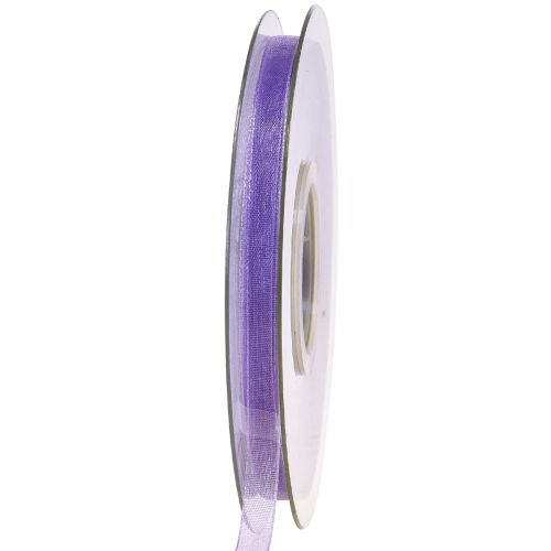 daiktų Organzos juostelė dovanų juostelė violetinė juostelė 6mm 50m