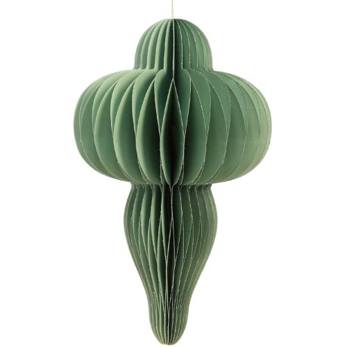 daiktų Kalėdinės dekoracijos iš popierinio ornamento mėtų spalvos H40cm 2 vnt