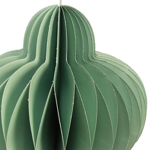 daiktų Kalėdinės dekoracijos iš popierinio ornamento mėtų spalvos H40cm 2 vnt