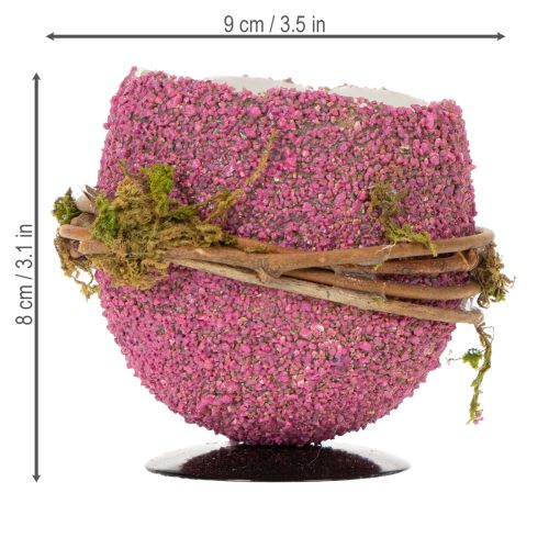 daiktų Velykinių kiaušinių dekoratyvinis dubenėlis pavasariui arba Velykų stalo dekoravimui, 9 cm, 4 vnt.
