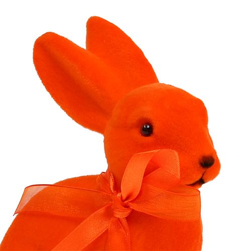 Floristik24 Velykų zuikis asorti 15cm flokuotas 4vnt