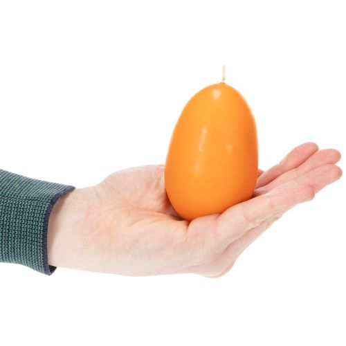 daiktų Kiaušinio formos žvakė Velykų dekoracijai, tobula Velykų atmosfera namuose, 9 cm, 20 val., 6 vnt.