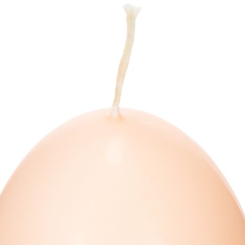 daiktų Velykinės žvakės, kiaušinio formos, persiko rašto, Ø6 cm, aukštis9 cm, 6 vnt.