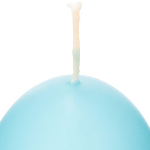 daiktų Velykinių kiaušinių žvakė - šventinio dizaino idėja džiaugsmingai Velykų šventei - 9 cm - 20 val. - 6 vnt.