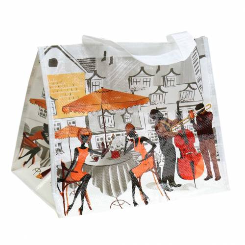 Floristik24 Pirkinių krepšys su rankenėlėmis Bella Vita plastikinis 32 × 21 × 26 cm