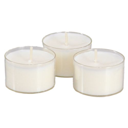 Floristik24 PURE Nature Lights Tealights Rapsų vaškas Ø38mm 40 vnt