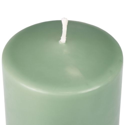 daiktų PURE stulpelio žvakė žalia smaragdo Wenzel žvakės 130/60mm