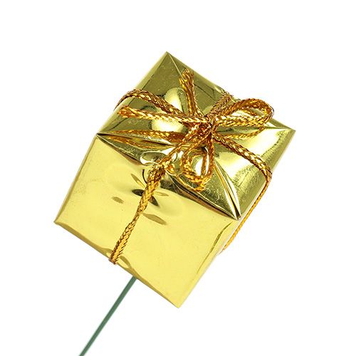 Floristik24 Siuntinys 2,5cm ant vielos auksinis 60vnt