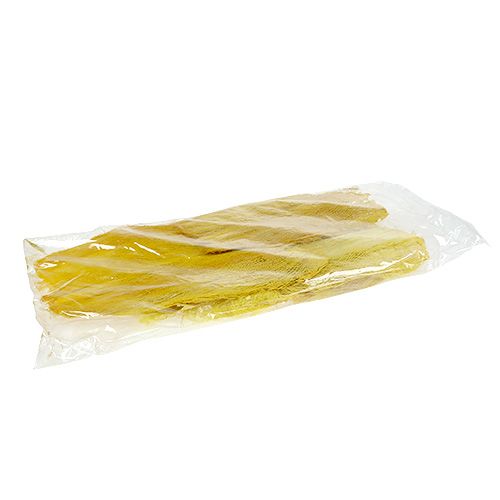 Floristik24 Palmių pluoštas geltonas 400g