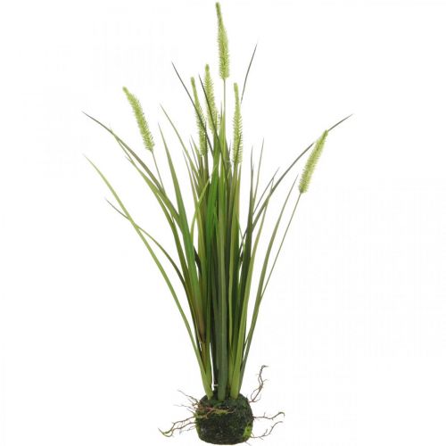 Dirbtinė nendrių žolė su šakniavaisiniu dirbtiniu augalu H63cm