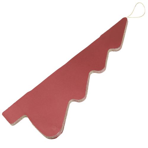 daiktų Popierinė eglutė pakabinimui Bordeaux H40cm 2vnt