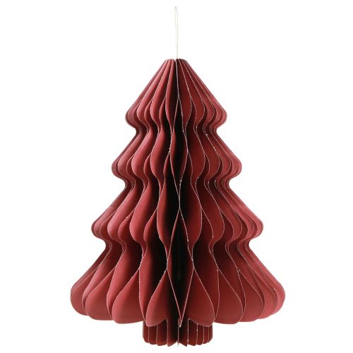 daiktų Popierinė eglutė pakabinimui Bordeaux H40cm 2vnt