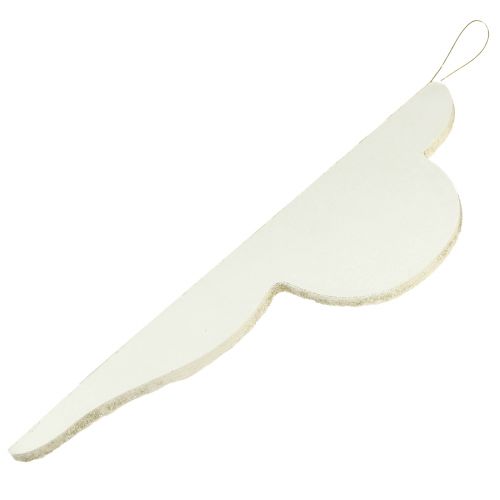 daiktų Popieriniai kalėdiniai papuošimai baltas sidabrinis ornamentas H40cm 2vnt