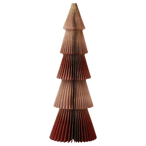 Popierinė eglutė maža bordo H30cm