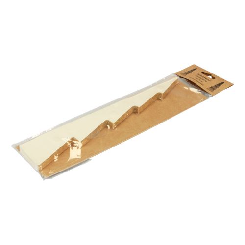 daiktų Popierinė Kalėdų eglutė Fir Tree Small Cream Gold H30cm