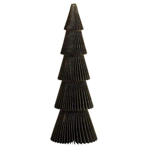 Popierinė Kalėdų eglutė Eglė Maža Juoda H30cm