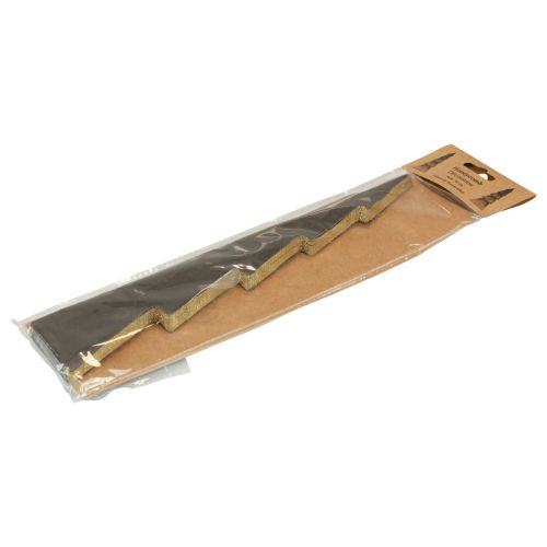 daiktų Popierinė Kalėdų eglutė Eglė Maža Juoda H30cm