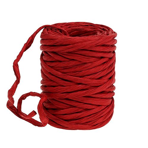 Popierinis laidas 6mm 23m raudonas