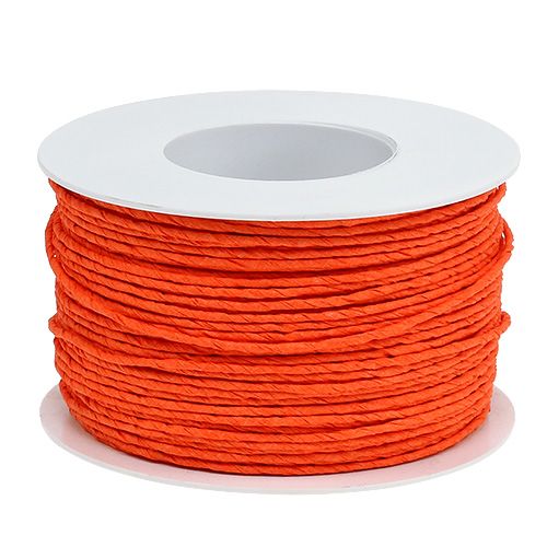 daiktų Popierinio laido viela apvyniota Ø2mm 100m oranžine spalva