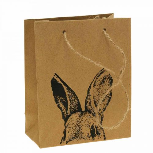 daiktų Dovanų maišelis Velykinis popierinis maišelis bunny brown 16×6,5×20cm 6vnt