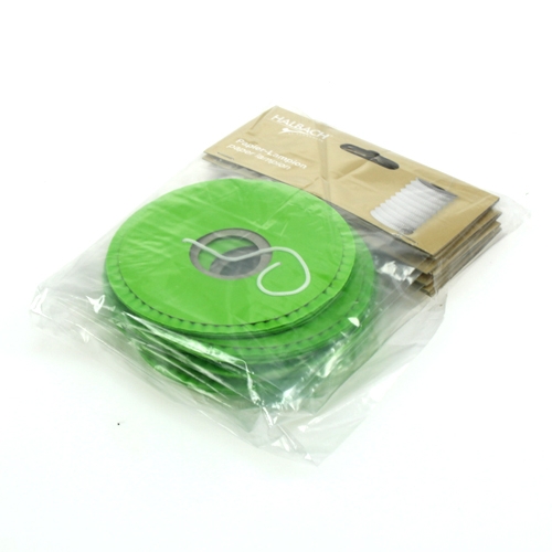 Floristik24 Popierinis žibintas žalias 10cm H13cm 8vnt