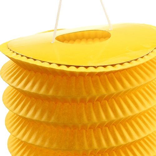 Floristik24 Traukinys Žibintas Geltonas Ø10cm H13cm 8vnt