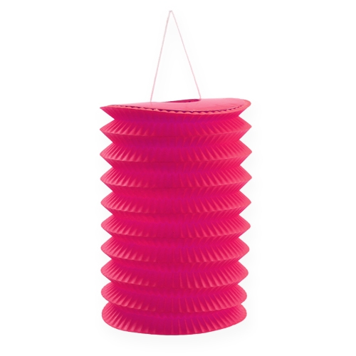 Floristik24 Lampion Train Lantern Pink Ø10cm H13cm 8vnt