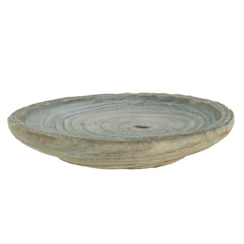 Floristik24 Dekoratyvinė lėkštė Paulownia medis Ø22cm