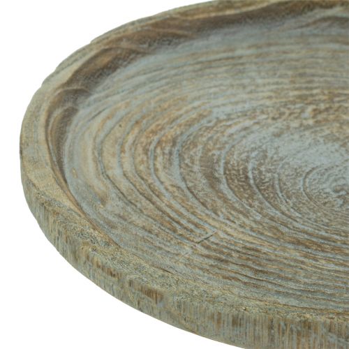Floristik24 Dekoratyvinė lėkštė Paulownia medis Ø26cm