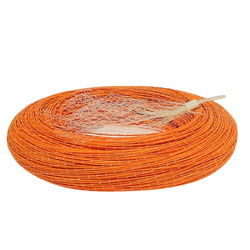 Floristik24 Rotango lazdelė šviesiai oranžinė Ø1,3mm 250g