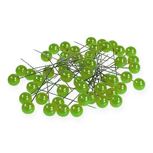 Pearl galvos kaiščiai Apple Green Ø10mm 60mm