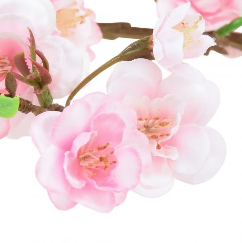 daiktų Persiko žiedo šaka Dirbtinė rožinė šakelė spyruoklė 69cm