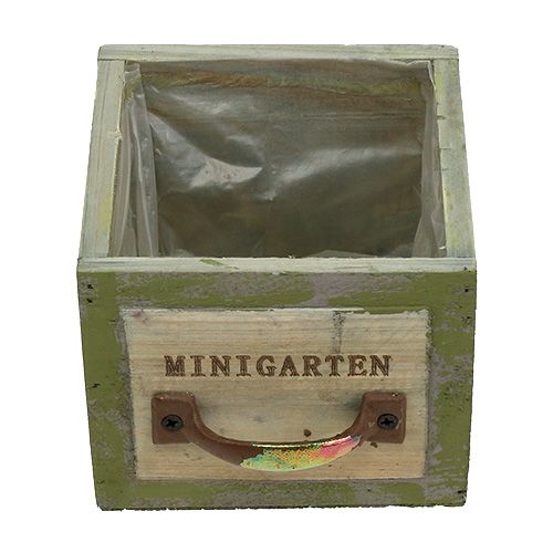 Floristik24 Pasodinkite stalčių medieną 11,5cm x 11cm