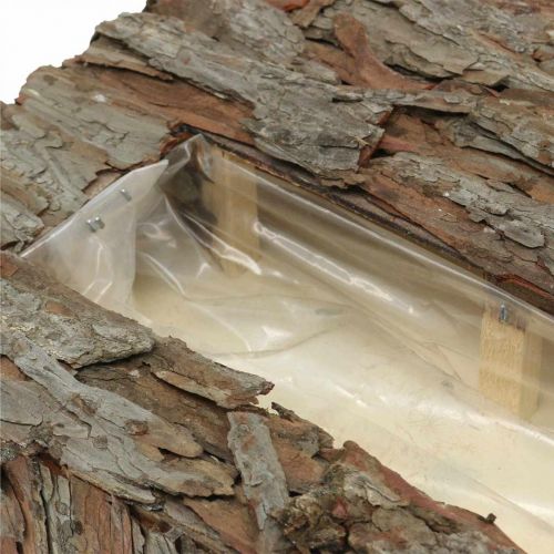 daiktų Dekoratyvinis padėkliukas su augaline pušies žieve 45×30cm H6cm